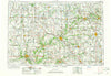 Danville Illinois Historical topographic map, 1:250000 scale, 1 X 2 Degree, Year 1953