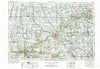 Danville Illinois Historical topographic map, 1:250000 scale, 1 X 2 Degree, Year 1953