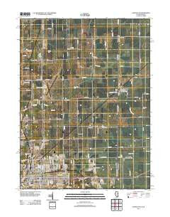 Danville NE Illinois Historical topographic map, 1:24000 scale, 7.5 X 7.5 Minute, Year 2012