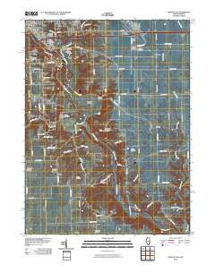 Danville SE Illinois Historical topographic map, 1:24000 scale, 7.5 X 7.5 Minute, Year 2010