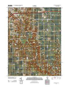 Danville SE Illinois Historical topographic map, 1:24000 scale, 7.5 X 7.5 Minute, Year 2012