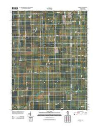 Darrow Illinois Historical topographic map, 1:24000 scale, 7.5 X 7.5 Minute, Year 2012