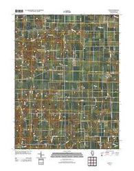 Daum Illinois Historical topographic map, 1:24000 scale, 7.5 X 7.5 Minute, Year 2012