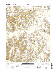 Daum Illinois Current topographic map, 1:24000 scale, 7.5 X 7.5 Minute, Year 2015