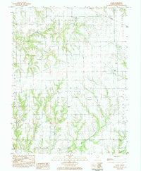 Daum Illinois Historical topographic map, 1:24000 scale, 7.5 X 7.5 Minute, Year 1983