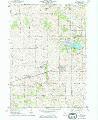 Davis Illinois Historical topographic map, 1:24000 scale, 7.5 X 7.5 Minute, Year 1971