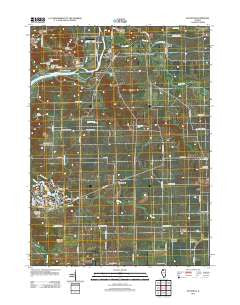 Daysville Illinois Historical topographic map, 1:24000 scale, 7.5 X 7.5 Minute, Year 2012