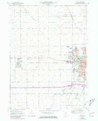 De Kalb Illinois Historical topographic map, 1:24000 scale, 7.5 X 7.5 Minute, Year 1971