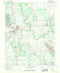 De Soto Illinois Historical topographic map, 1:24000 scale, 7.5 X 7.5 Minute, Year 1968