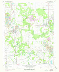 De Soto Illinois Historical topographic map, 1:24000 scale, 7.5 X 7.5 Minute, Year 1968
