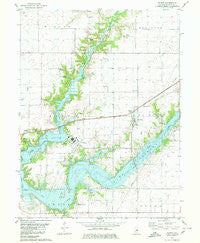 De Witt Illinois Historical topographic map, 1:24000 scale, 7.5 X 7.5 Minute, Year 1979