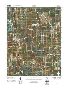 De Soto Illinois Historical topographic map, 1:24000 scale, 7.5 X 7.5 Minute, Year 2012