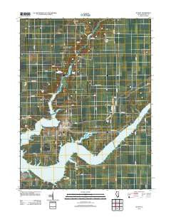 De Witt Illinois Historical topographic map, 1:24000 scale, 7.5 X 7.5 Minute, Year 2012
