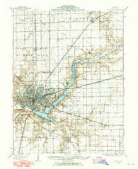 Decatur Illinois Historical topographic map, 1:62500 scale, 15 X 15 Minute, Year 1929