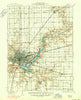 Decatur Illinois Historical topographic map, 1:62500 scale, 15 X 15 Minute, Year 1933