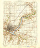 Decatur Illinois Historical topographic map, 1:62500 scale, 15 X 15 Minute, Year 1933
