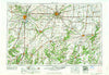 Decatur Illinois Historical topographic map, 1:250000 scale, 1 X 2 Degree, Year 1961