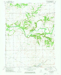 Delavan North Illinois Historical topographic map, 1:24000 scale, 7.5 X 7.5 Minute, Year 1971