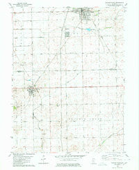 Delavan South Illinois Historical topographic map, 1:24000 scale, 7.5 X 7.5 Minute, Year 1980