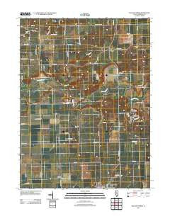 Delavan North Illinois Historical topographic map, 1:24000 scale, 7.5 X 7.5 Minute, Year 2012