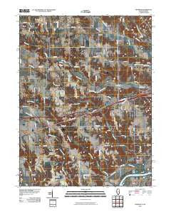 Dennison Illinois Historical topographic map, 1:24000 scale, 7.5 X 7.5 Minute, Year 2010