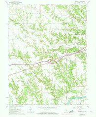 Dennison Illinois Historical topographic map, 1:24000 scale, 7.5 X 7.5 Minute, Year 1964