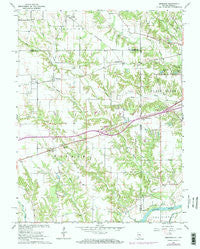 Dennison Illinois Historical topographic map, 1:24000 scale, 7.5 X 7.5 Minute, Year 1964