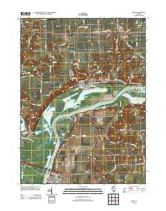 Depue Illinois Historical topographic map, 1:24000 scale, 7.5 X 7.5 Minute, Year 2012