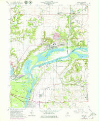 Depue Illinois Historical topographic map, 1:24000 scale, 7.5 X 7.5 Minute, Year 1966
