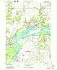 Depue Illinois Historical topographic map, 1:24000 scale, 7.5 X 7.5 Minute, Year 1966