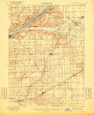 Des Plaines Illinois Historical topographic map, 1:62500 scale, 15 X 15 Minute, Year 1901