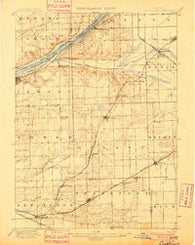 Des Plaines Illinois Historical topographic map, 1:62500 scale, 15 X 15 Minute, Year 1901
