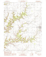 Dieterich Illinois Historical topographic map, 1:24000 scale, 7.5 X 7.5 Minute, Year 1985