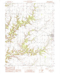 Dieterich Illinois Historical topographic map, 1:24000 scale, 7.5 X 7.5 Minute, Year 1985