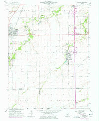 Divernon Illinois Historical topographic map, 1:24000 scale, 7.5 X 7.5 Minute, Year 1965