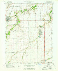 Divernon Illinois Historical topographic map, 1:24000 scale, 7.5 X 7.5 Minute, Year 1965