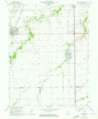 Divernon Illinois Historical topographic map, 1:24000 scale, 7.5 X 7.5 Minute, Year 1965