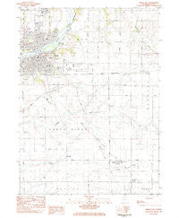 Dixon East Illinois Historical topographic map, 1:24000 scale, 7.5 X 7.5 Minute, Year 1983