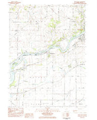 Dixon West Illinois Historical topographic map, 1:24000 scale, 7.5 X 7.5 Minute, Year 1983