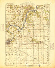 Dixon Illinois Historical topographic map, 1:62500 scale, 15 X 15 Minute, Year 1918