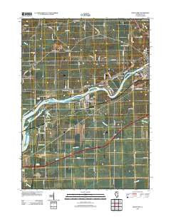 Dixon West Illinois Historical topographic map, 1:24000 scale, 7.5 X 7.5 Minute, Year 2012