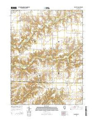 Doddsville Illinois Current topographic map, 1:24000 scale, 7.5 X 7.5 Minute, Year 2015