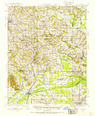 Dongola Illinois Historical topographic map, 1:62500 scale, 15 X 15 Minute, Year 1920