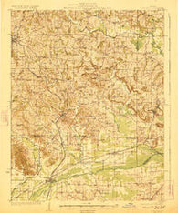 Dongola Illinois Historical topographic map, 1:62500 scale, 15 X 15 Minute, Year 1923