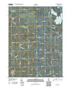 Donovan Illinois Historical topographic map, 1:24000 scale, 7.5 X 7.5 Minute, Year 2010