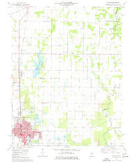 Du Quoin Illinois Historical topographic map, 1:24000 scale, 7.5 X 7.5 Minute, Year 1975