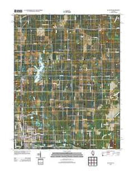 Du Quoin Illinois Historical topographic map, 1:24000 scale, 7.5 X 7.5 Minute, Year 2012