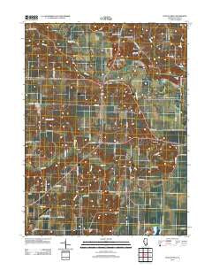 Duncan Mills Illinois Historical topographic map, 1:24000 scale, 7.5 X 7.5 Minute, Year 2012