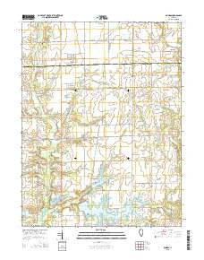 Dundas Illinois Current topographic map, 1:24000 scale, 7.5 X 7.5 Minute, Year 2015