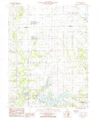 Dundas Illinois Historical topographic map, 1:24000 scale, 7.5 X 7.5 Minute, Year 1985